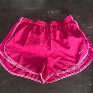 Nike Women's Vibrant Pink Athletic Shorts